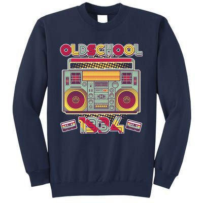 Oldschool Boombox 1934 90th Birthday Sweatshirt