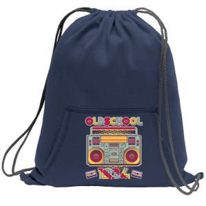 Oldschool Boombox 1934 90th Birthday Sweatshirt Cinch Pack Bag