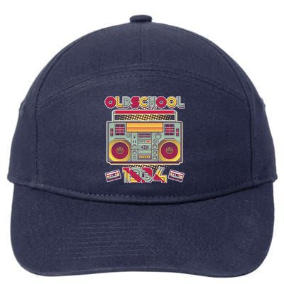 Oldschool Boombox 1934 90th Birthday 7-Panel Snapback Hat