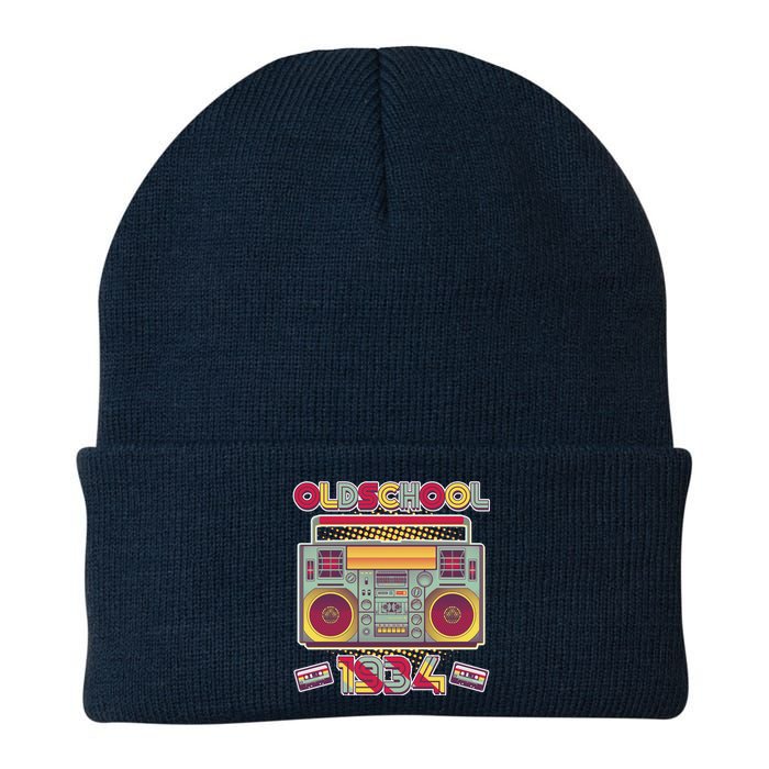 Oldschool Boombox 1934 90th Birthday Knit Cap Winter Beanie