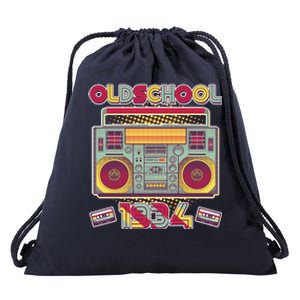 Oldschool Boombox 1934 90th Birthday Drawstring Bag