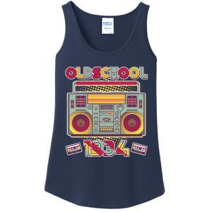 Oldschool Boombox 1934 90th Birthday Ladies Essential Tank