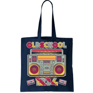 Oldschool Boombox 1934 90th Birthday Tote Bag