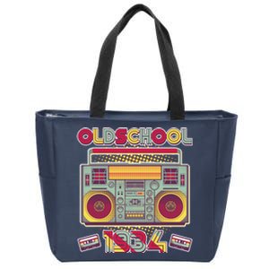 Oldschool Boombox 1934 90th Birthday Zip Tote Bag