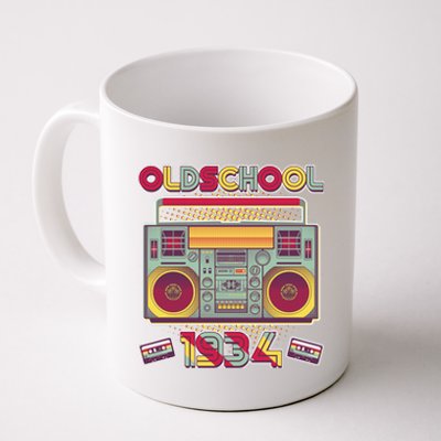 Oldschool Boombox 1934 90th Birthday Coffee Mug