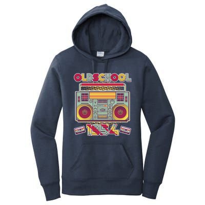 Oldschool Boombox 1954 70th Birthday Women's Pullover Hoodie