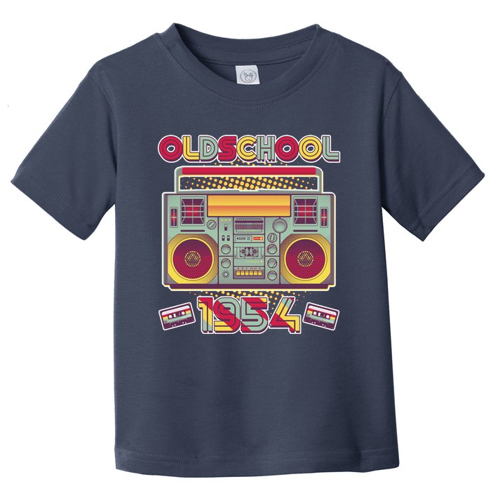 Oldschool Boombox 1954 70th Birthday Toddler T-Shirt