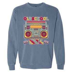 Oldschool Boombox 1964 60th Birthday Garment-Dyed Sweatshirt