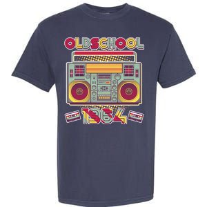 Oldschool Boombox 1964 60th Birthday Garment-Dyed Heavyweight T-Shirt