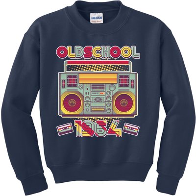 Oldschool Boombox 1964 60th Birthday Kids Sweatshirt