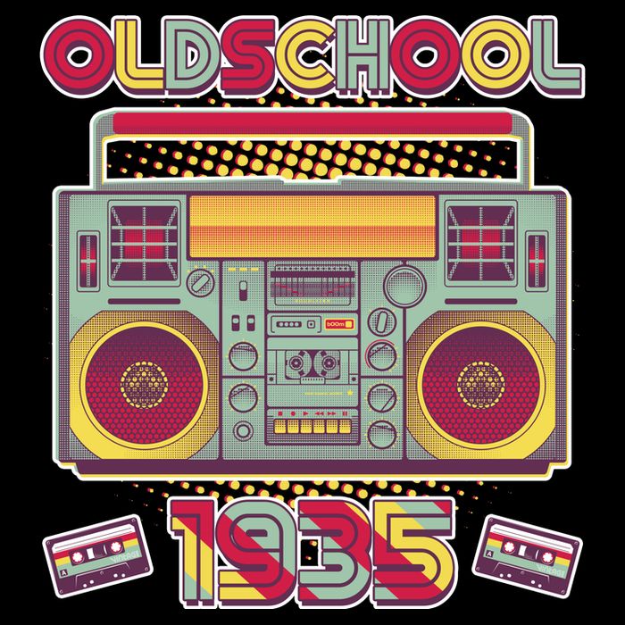 Oldschool Boombox 1935 90th Birthday Performance Shirt