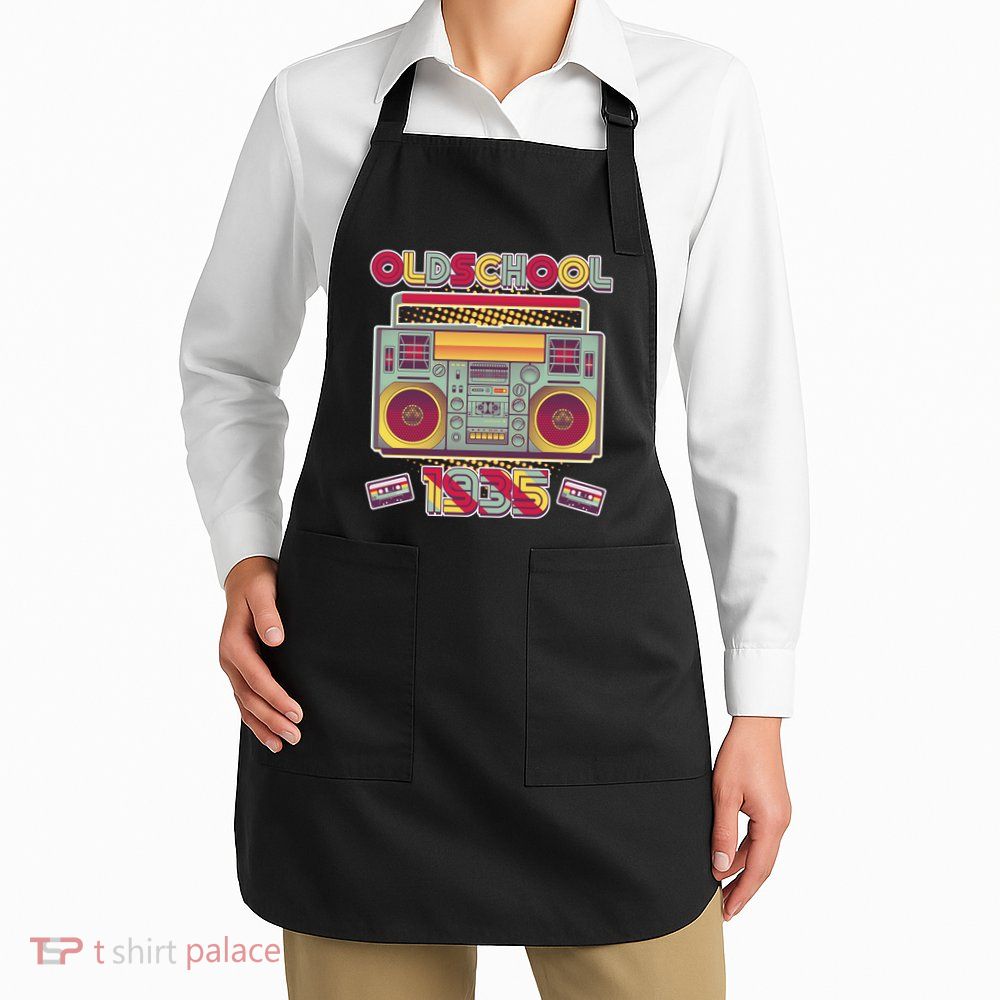 Oldschool Boombox 1935 90th Birthday Apron