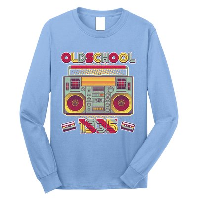 Oldschool Boombox 1935 90th Birthday Long Sleeve Shirt