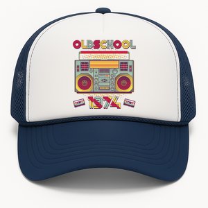 Oldschool Boombox 1974 50th Birthday Trucker Hat