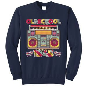 Oldschool Boombox 1945 80th Birthday Tall Sweatshirt