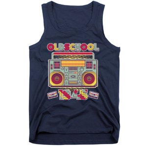 Oldschool Boombox 1945 80th Birthday Tank Top