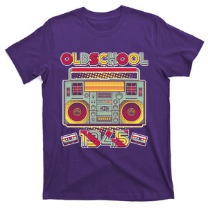 Oldschool Boombox 1945 80th Birthday T-Shirt