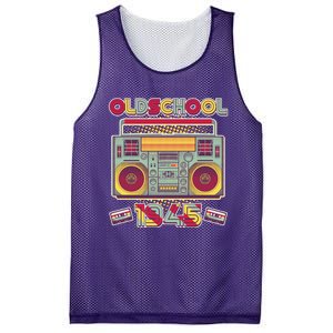 Oldschool Boombox 1945 80th Birthday Mesh Reversible Basketball Jersey Tank