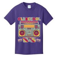 Oldschool Boombox 1945 80th Birthday Kids T-Shirt