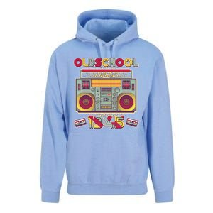 Oldschool Boombox 1945 80th Birthday Unisex Surf Hoodie