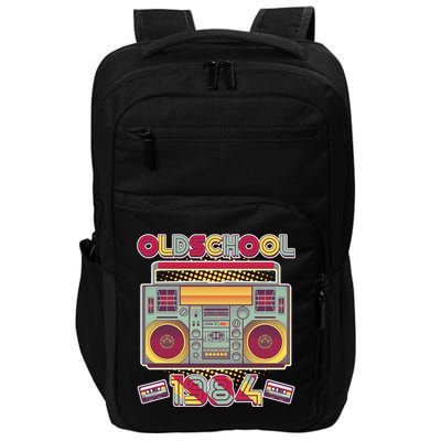 Oldschool Boombox 1984 40th Birthday Impact Tech Backpack