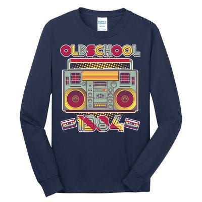 Oldschool Boombox 1984 40th Birthday Tall Long Sleeve T-Shirt