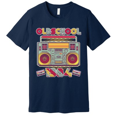 Oldschool Boombox 1984 40th Birthday Premium T-Shirt