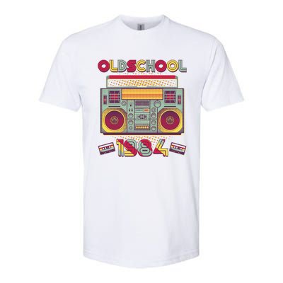 Oldschool Boombox 1984 40th Birthday Softstyle® CVC T-Shirt