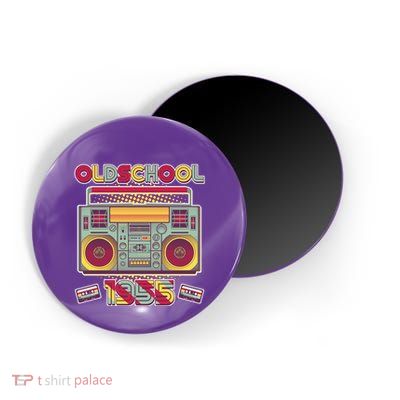 Oldschool Boombox 1955 70th Birthday Magnet