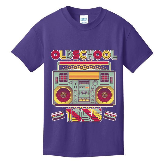 Oldschool Boombox 1955 70th Birthday Kids T-Shirt