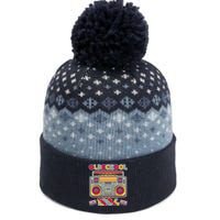 Oldschool Boombox 1994 30th Birthday The Baniff Cuffed Pom Beanie