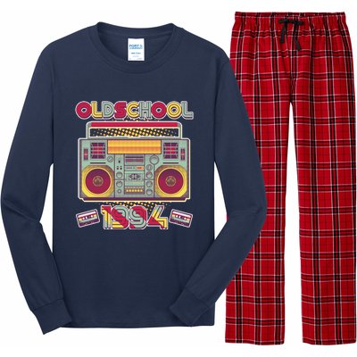 Oldschool Boombox 1994 30th Birthday Long Sleeve Pajama Set