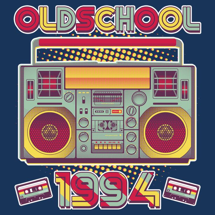 Oldschool Boombox 1994 30th Birthday Ladies Essential Flowy Tank