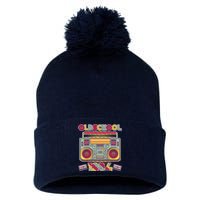 Oldschool Boombox 1994 30th Birthday Pom Pom 12in Knit Beanie