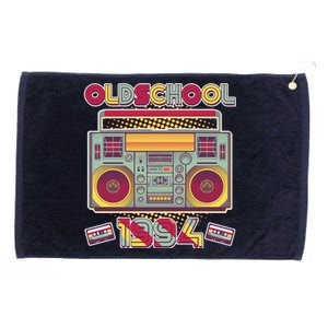 Oldschool Boombox 1994 30th Birthday Grommeted Golf Towel