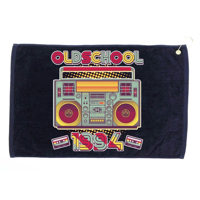 Oldschool Boombox 1994 30th Birthday Grommeted Golf Towel