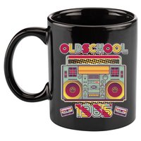 Oldschool Boombox 1965 60th Birthday 11oz C Handle Ceramic Mug