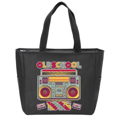 Oldschool Boombox 1965 60th Birthday Zip Tote Bag
