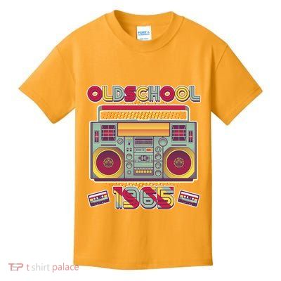 Oldschool Boombox 1965 60th Birthday Kids T-Shirt