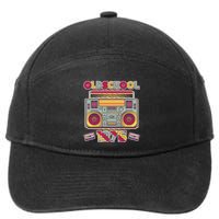 Oldschool Boombox 1975 50th Birthday 7-Panel Snapback Hat