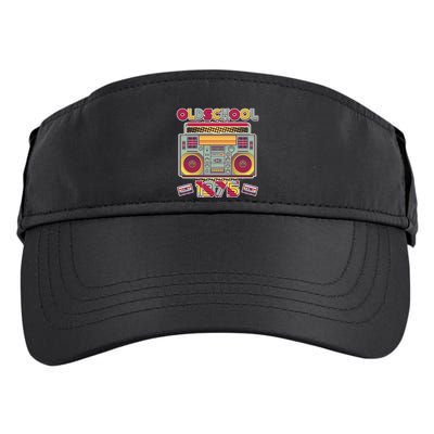 Oldschool Boombox 1975 50th Birthday Adult Drive Performance Visor