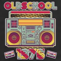 Oldschool Boombox 1975 50th Birthday Hat