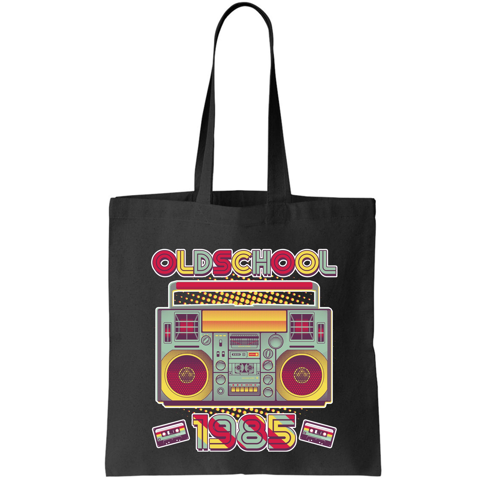 Oldschool Boombox 1985 40th Birthday Bag