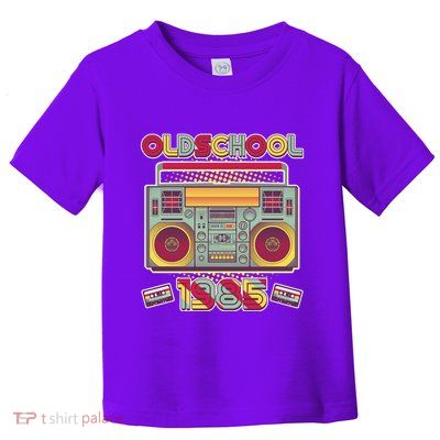 Oldschool Boombox 1985 40th Birthday Toddler T-Shirt