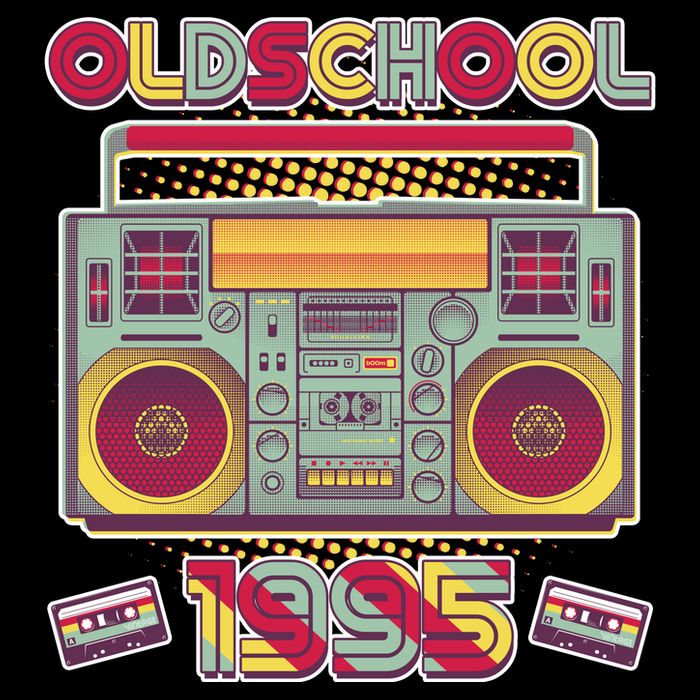 Oldschool Boombox 1995 30th Birthday Impact Tech Backpack