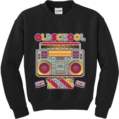 Oldschool Boombox 1995 30th Birthday Kids Sweatshirt