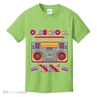 Oldschool Boombox 1995 30th Birthday Kids T-Shirt