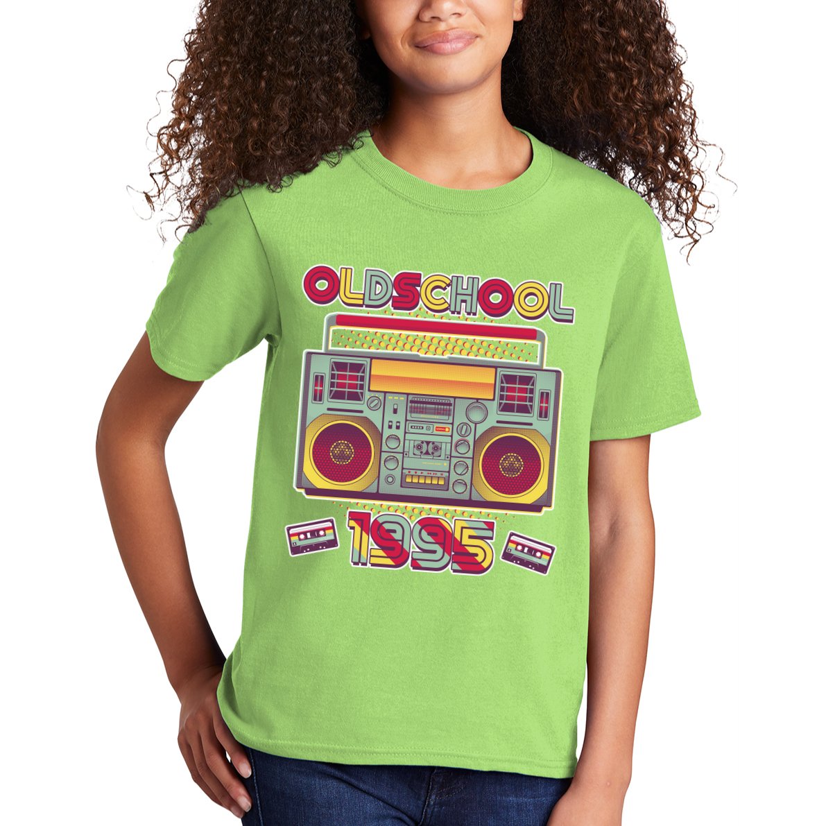 Oldschool Boombox 1995 30th Birthday Kids T-Shirt