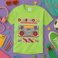 Oldschool Boombox 1995 30th Birthday Kids T-Shirt