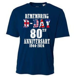 Omaha Beach 1944 Dday 2024 80th Anniversary Normandy Cooling Performance Crew T-Shirt